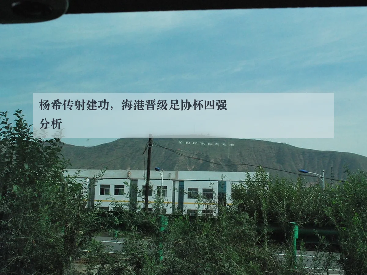 杨希传射建功,海港晋级足协杯四强分析